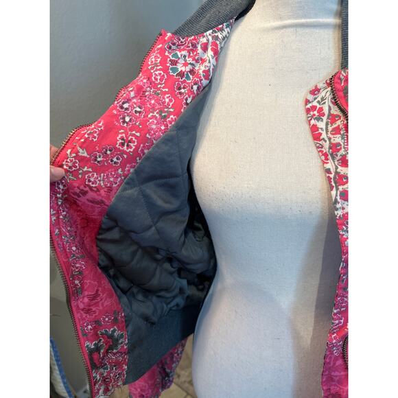 Free People Daytrip Paisley Bomber Jacket XS - Picture 3 of 8